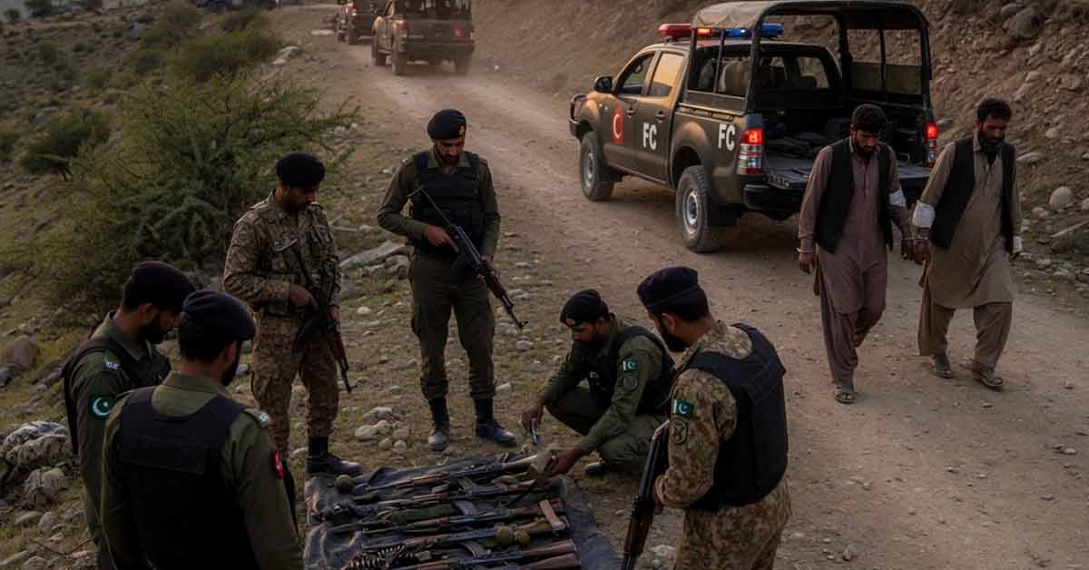 خیبر پختونخوا میں کارروائی، متعدد خوارج جہنم واصل، اسلحہ برآمد فتنۃ الخوارج کے متعدد دہشت گردوں کے زخمی ہونے کی بھی اطلاعات