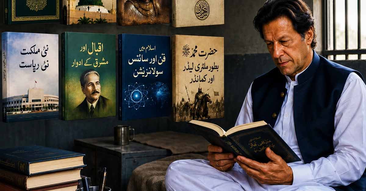 عمران خان کو جیل میں کون سی کتابیں فراہم کی گئیں؟ عمران خان نے8 میں 4 کتابیں انتظامیہ کوواپس کردیں