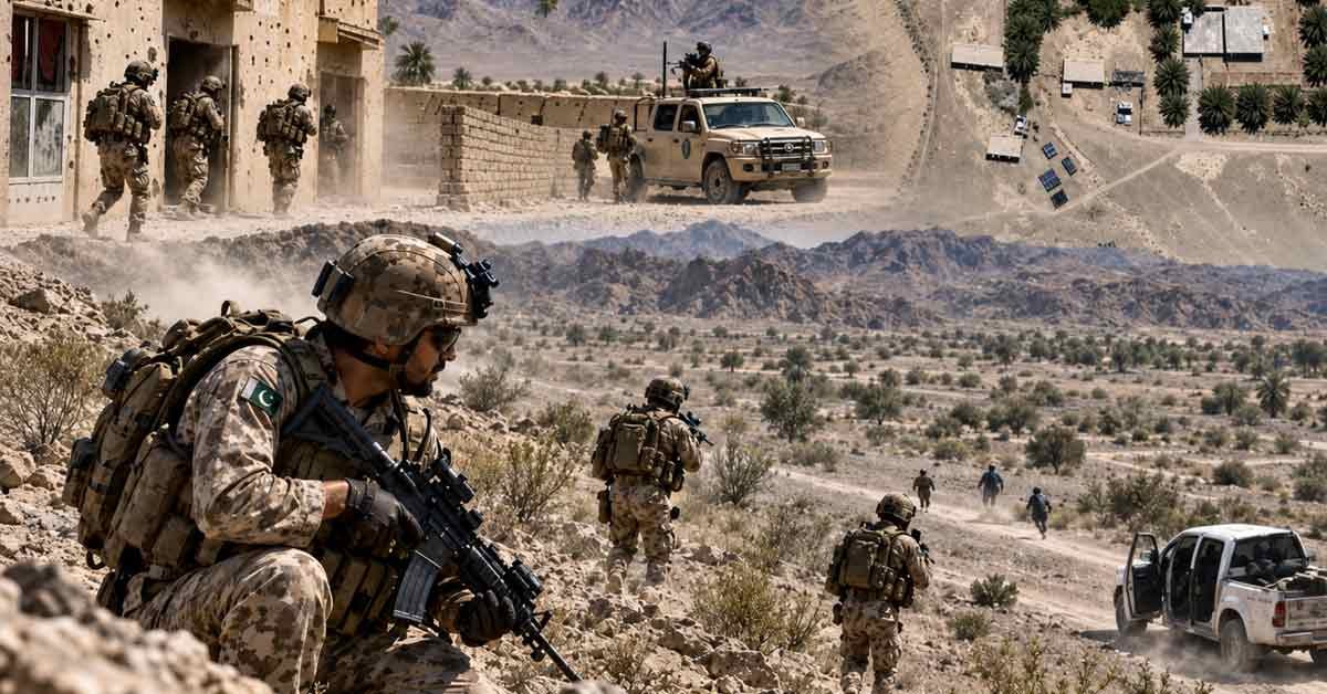9 دہشتگرد ہلاک فورسز کی کارروائیوں میں فتنۃ الہندوستان کے 9 دہشتگرد ہلاک